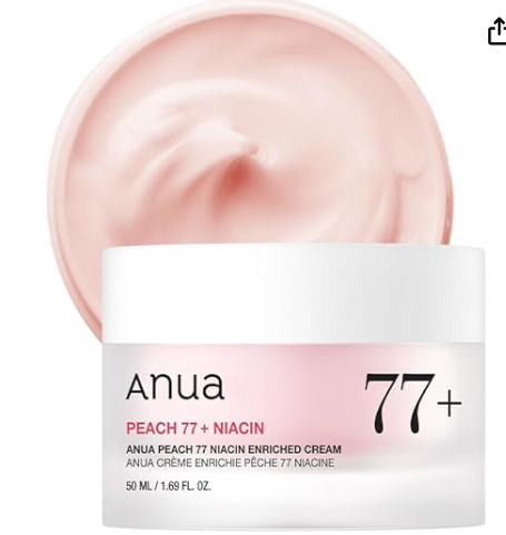 ANUA – Crème enrichie en niacine à 77 % de pêche