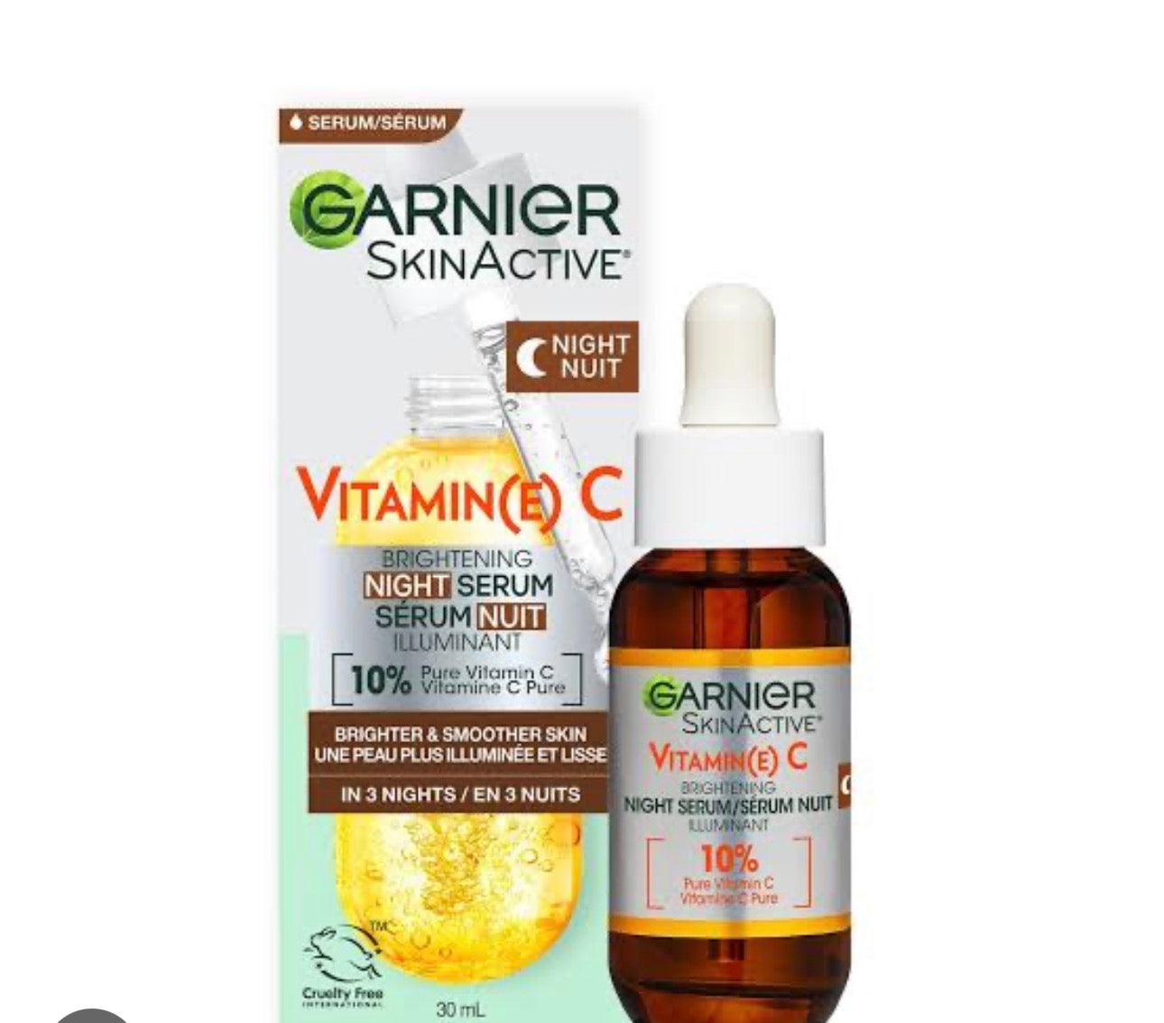 GARNIER SKINACTIVE
Sérum de Nuit à la Vitamine-C