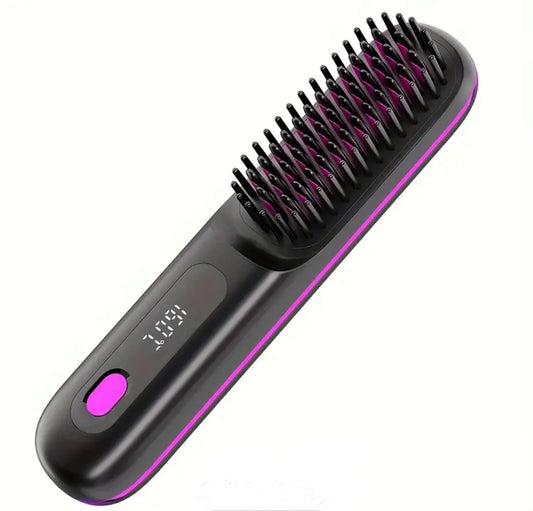 Brosse chauffante sans fil.