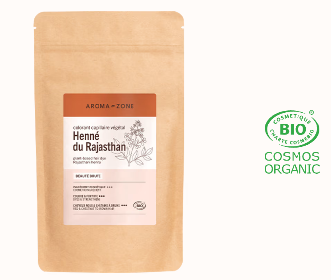 Henné du Rajasthan BIO - Colorant capillaire végétal