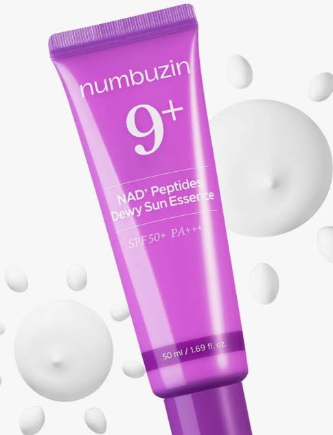 numbuzin No.9 NAD Peptides Dewy Sun Essence SPF50+ PA++++50ml