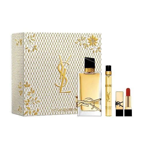 Yves Saint Laurent Coffret LIBRE - Eau de Parfum 90ml+ Miniature 10ml + Mini Rouge à lèvres 1.3g