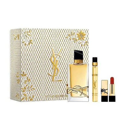 Yves Saint Laurent Coffret LIBRE - Eau de Parfum 90ml+ Miniature 10ml + Mini Rouge à lèvres 1.3g