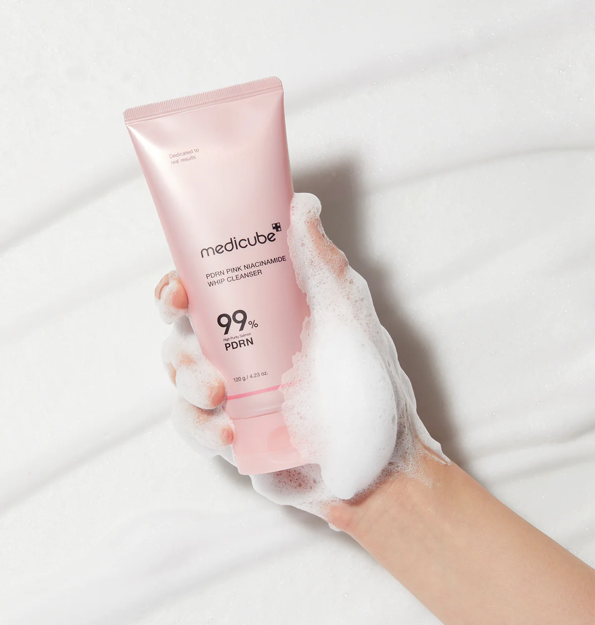 Medicube PDRN Pink Niacinamide Cleanser WHIP 120g