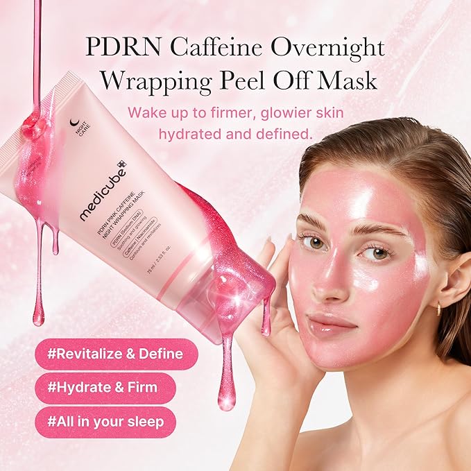 PDRN Pink Caffeine Night Wrapping Mask 75ml