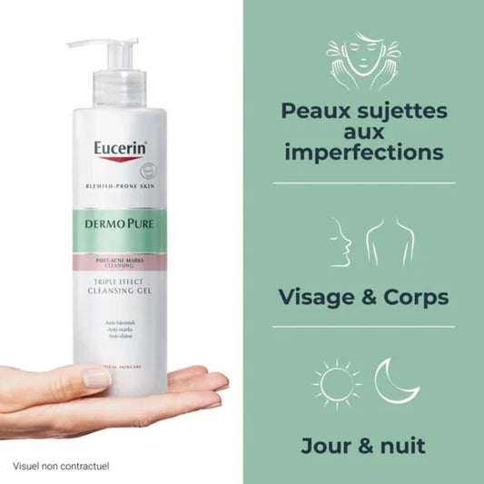 Eucerin DermoPure Gel Nettoyant 400ml