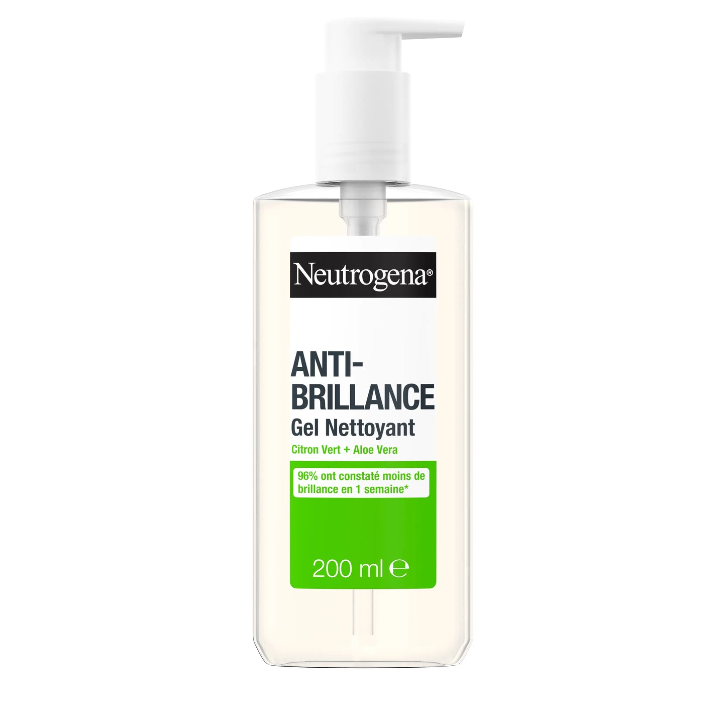 Neutrogena Anti-Brillance Citron Vert : Gel Nettoyant 200ml