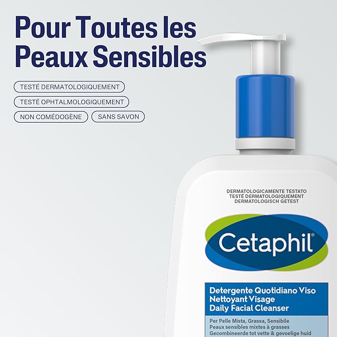 Cetaphil gel nettoyant visage 237ml