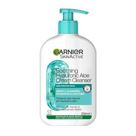 Garnier Hyaluronic Aloe Soothing Cream Cleanser 250ml