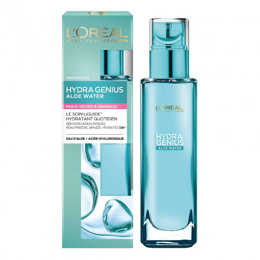 L’Oréal Hydra Genius Soin Hydratant Visage Peaux Sèches et Sensibles 70 ml