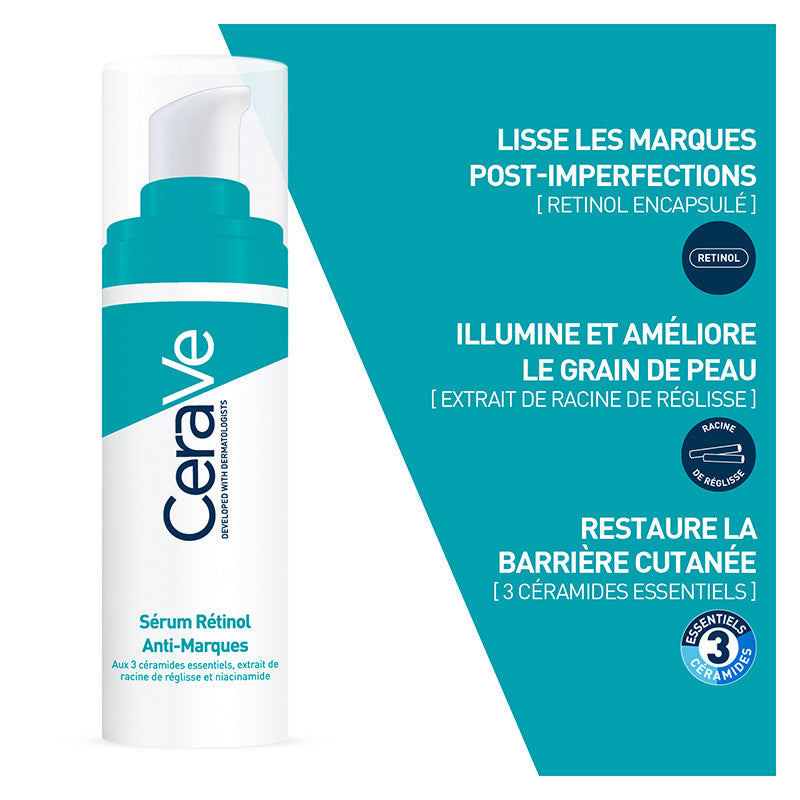 Cerave Sérum Rétinol Anti marques 30ml