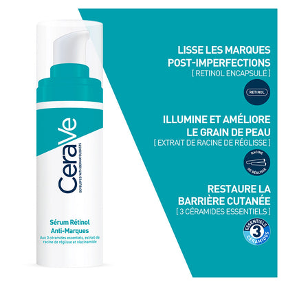Cerave Sérum Rétinol Anti marques 30ml