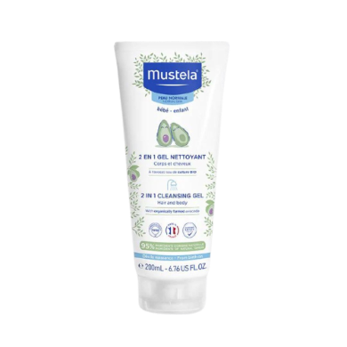 Gel nettoyant 2 en 1 Mustela 200ml