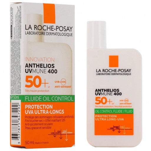 LA ROCHE-POSAY ANTHELIOS UVMUNE 400 OIL CONTROL FLUIDE SOLAIRE SPF 50 / 50ml