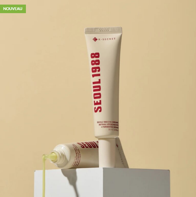 KSECRET – CRÈME POUR LES YEUX SEOUL 1988 : LIPOSOME RÉTINIEN 4 % + FÈVE FERMENTÉE