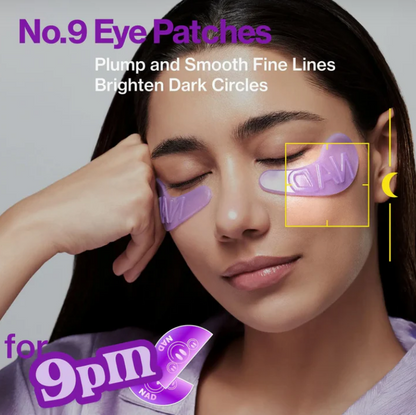 Numbuzin Patchs Yeux Collagène NAD+ n° 9 – Anti-rides, Hydratants et Éclat