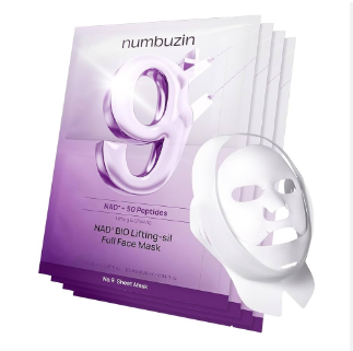 Numbuzin – No.9 NAD Masque visage liftant (set complet 4 pièce )