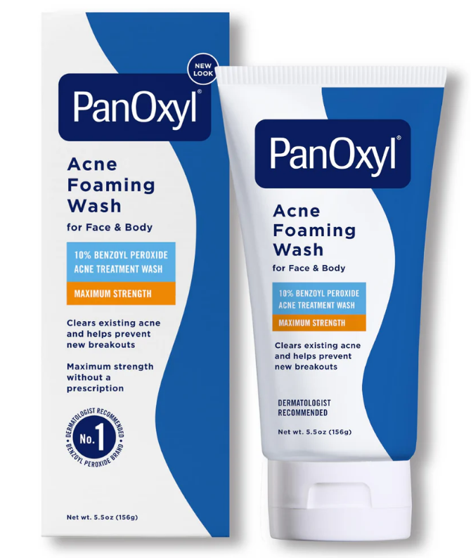 PanOxyl Acne Foaming Wash Benzoyl Peroxide 10% Max Strength