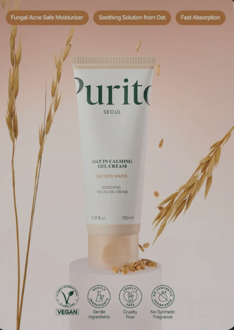 Purito SEOUL- Gel-crème apaisant à l’avoine