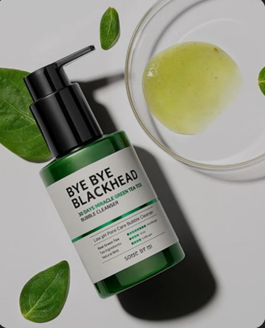 SOME BY MI – Bye Bye Blackhead 30 Days Miracle Green Tea Tox Bubble Cleanser 120ml