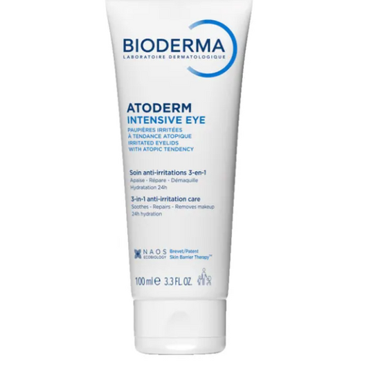Bioderma ATODERM INTENSIVE EYE - Soin Anti-irritations 3-en-1 Contour des Yeux - Paupières Irritées à Tendance Atopique, 100ml
