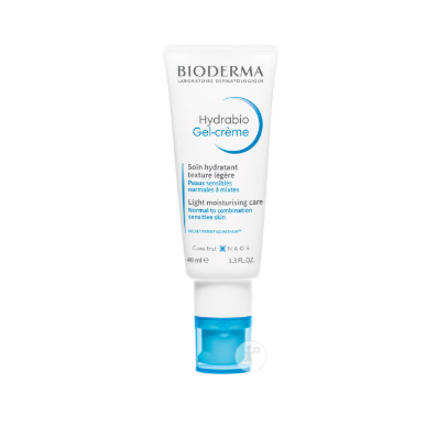 Bioderma Hydrabio Gel-Crème Soin Hydratant Texture Légère Peaux Sensibles Normales À Mixtes 40ml