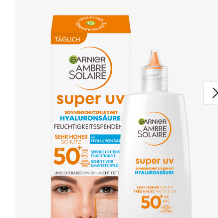 Garnier ambre solaire super uv fluid spf 50