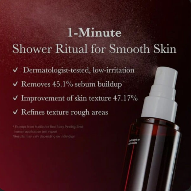 medicube – Red Acne Body Peeling Shot