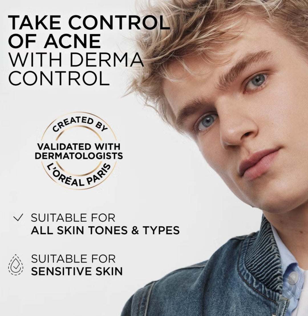 L'Oréal Paris Men Expert Derma Control Sérum Anti-Imperfections Niacinamide (3% Niacinamide + Acide Salicylique) 30ml