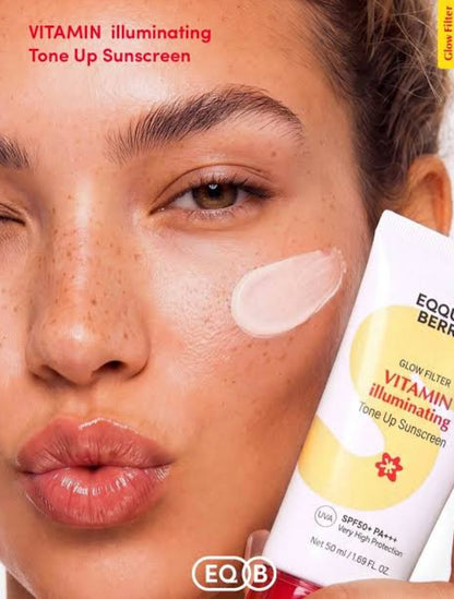 EQQUALBERRY - VITAMIN ILLUMINATING TONE UP SUNSCREEN | 50 ML