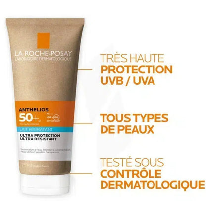 la roche posay lait hydratant spf 50 250ml
