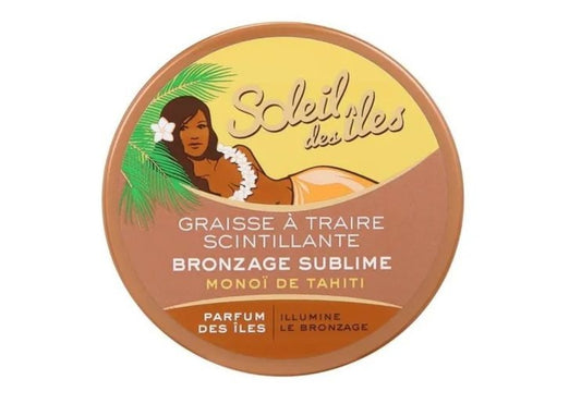 Soleil des Iles Graisse à traire scintillante, bronzage sublime, parfum des iles