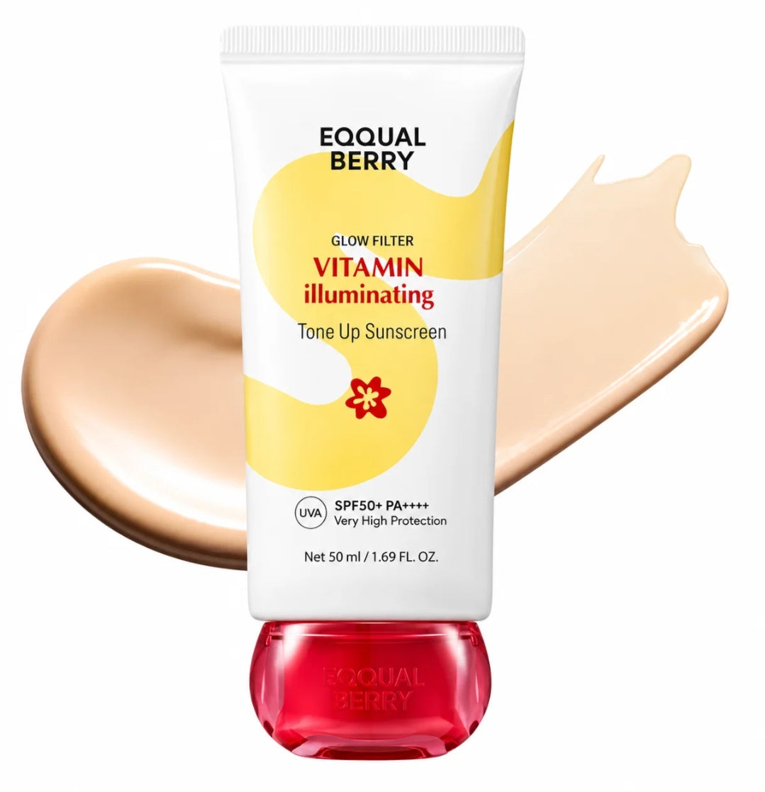 EQQUALBERRY - VITAMIN ILLUMINATING TONE UP SUNSCREEN | 50 ML