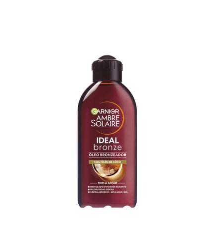 That is the Garnier Ambre Solaire Ideal Tan Intense Tanning Oil with nourishing coconut oil