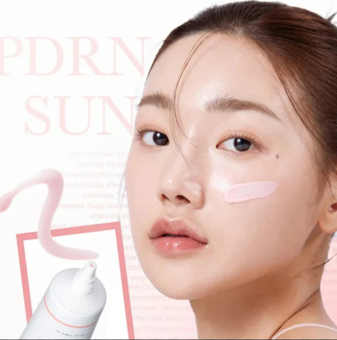medicube pdrn rose tone up crème soleil spf50 50ml