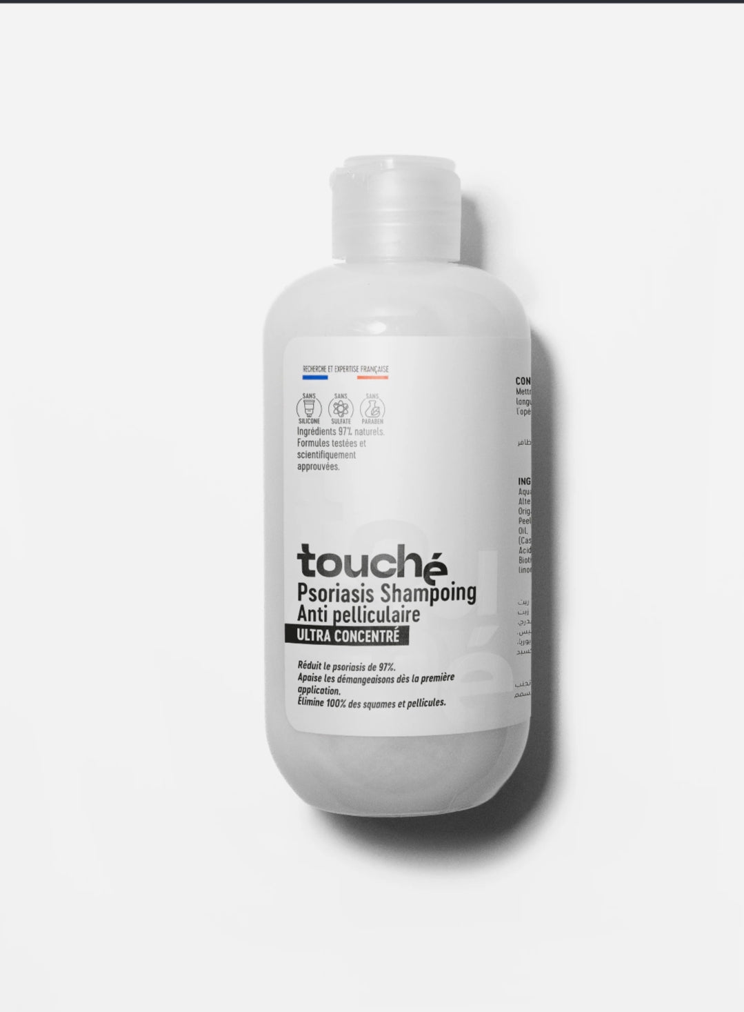 Touché shampooing anti prosiasis anti pelliculaire