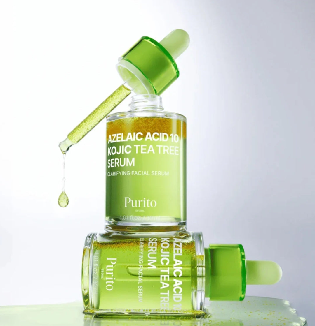 purito azelaic acid 10 kojic tea tree serum 30ml