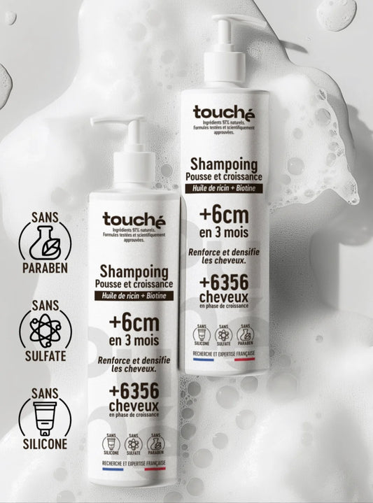 touché shampooing pousse et croissance