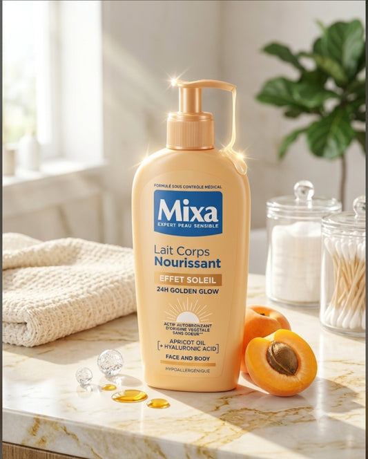 Mixa Expert Peau Sensible Nourishing Body Milk (Effet Soleil, Golden Glow