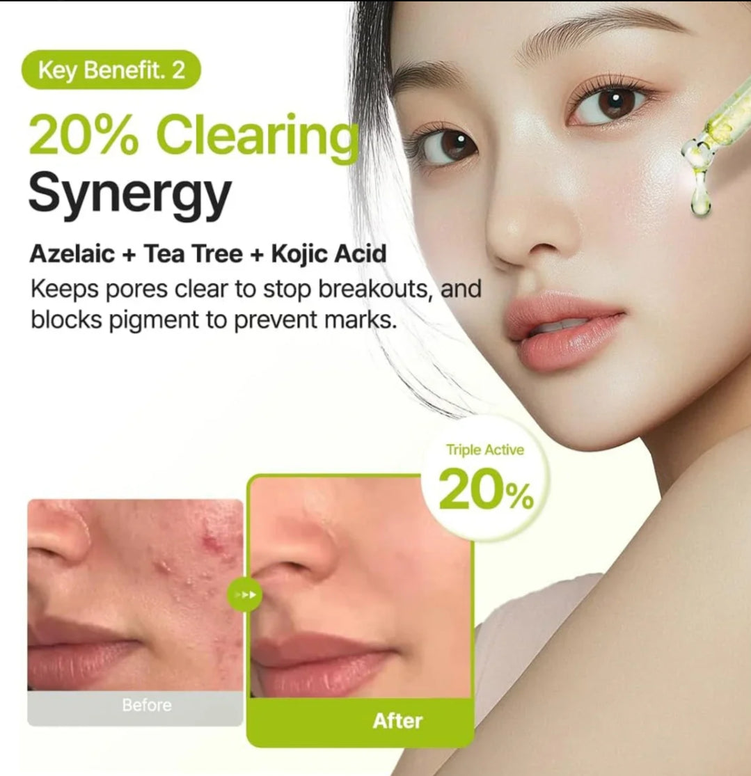 purito azelaic acid 10 kojic tea tree serum 30ml