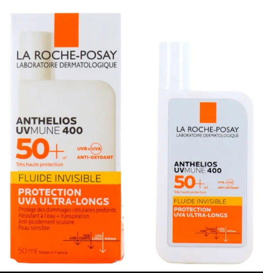 la roche posay écran SPF 50 cassette fluide invisible 50ml
