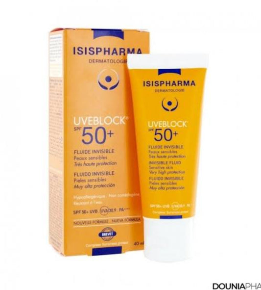 ISISPHARMA UVEBLOCK 50+ Fluide Invisible 40ml