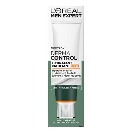 L'Oréal Paris Men Expert Derma Control Hydratant Matifiant SPF 30 (with 2% Niacinamide)40ml
