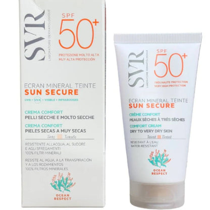 Svr Sun secure ecran mineral teinte spf+