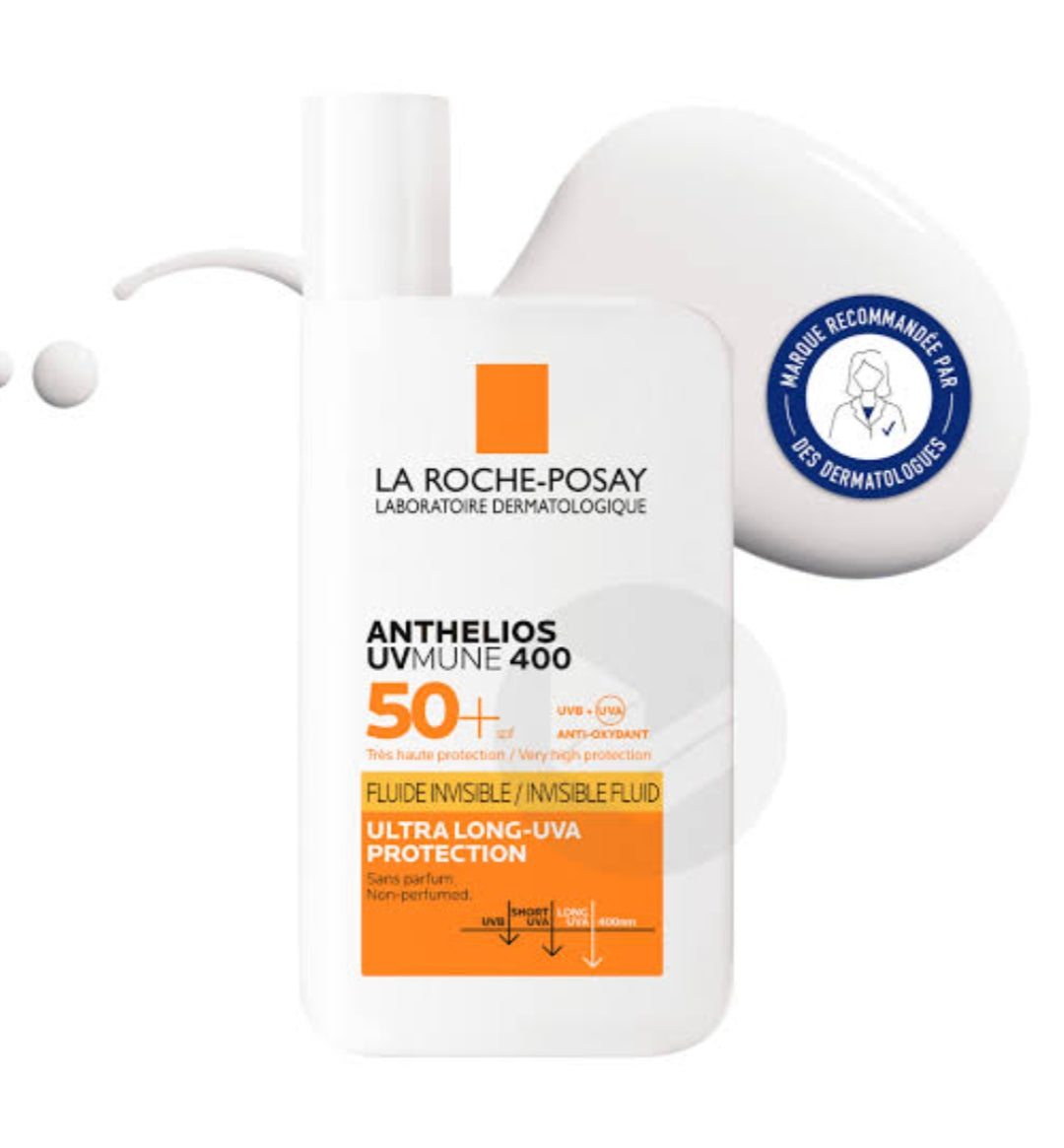 la roche posay écran SPF 50 cassette fluide invisible 50ml
