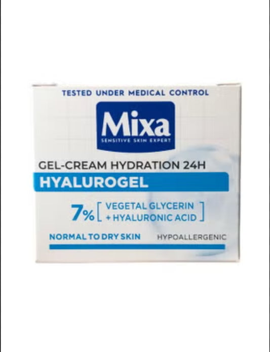 Mixa cream hdrataion 24h hyalurogel normal to dry skin 50ml