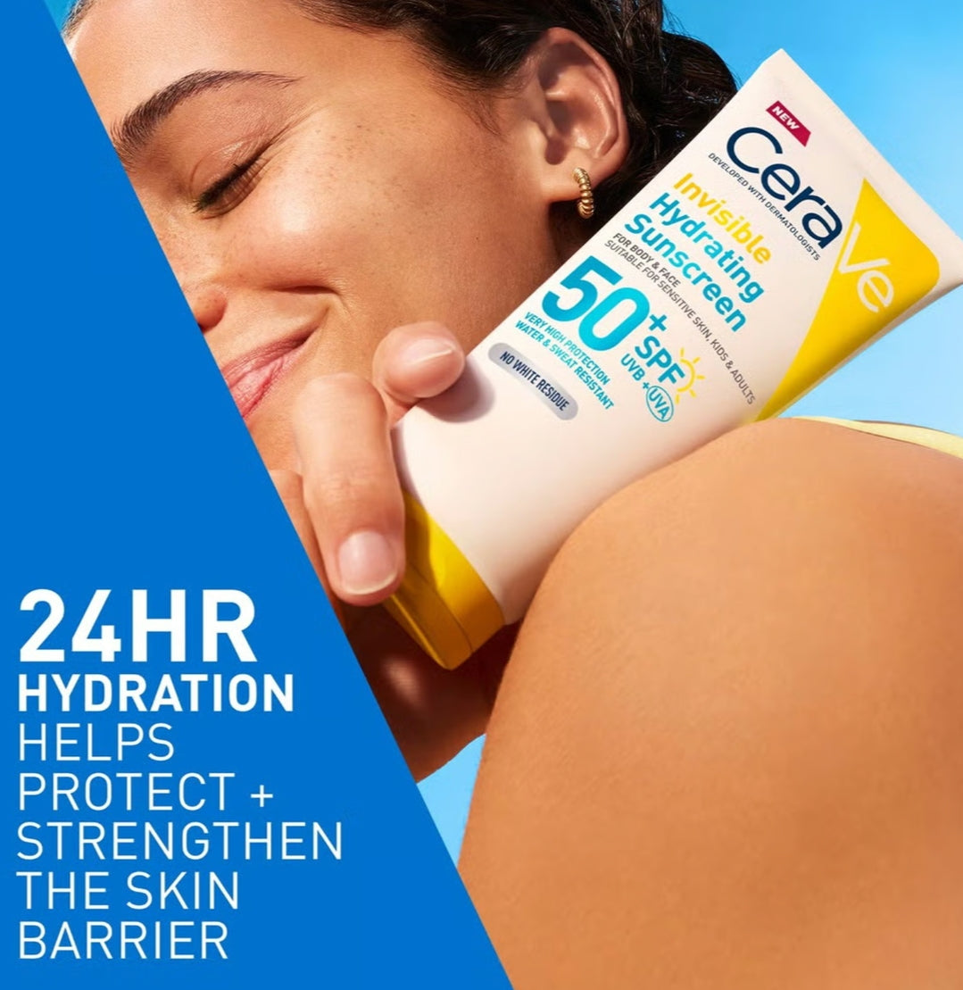 CeraVe Invisible Hydrating Sunscreen SPF 50 75ml
