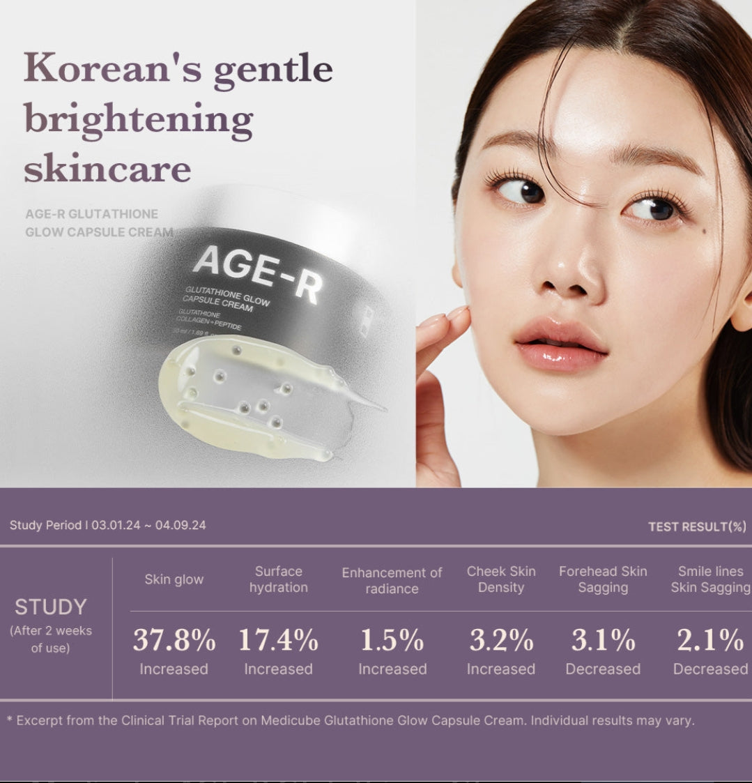 Medicube AGE-R Glutathione Glow Capsule Cream
