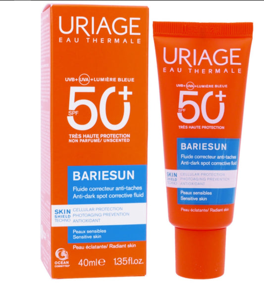 URIAGE BARIESUN SPF50+ FLUIDE CORRECTEUR ANTI TACHES 40ML