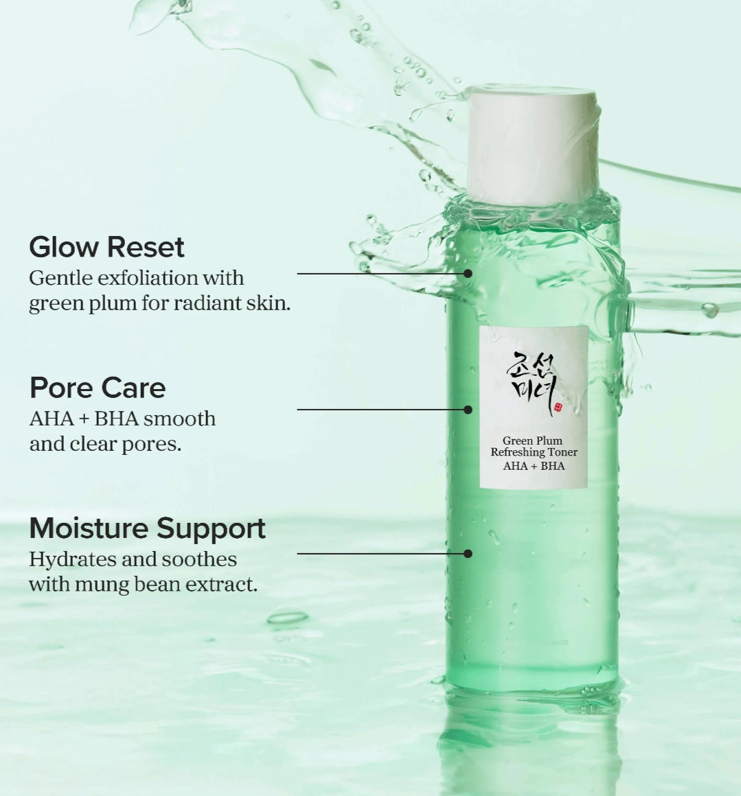 beauty of joseon toner green plum
